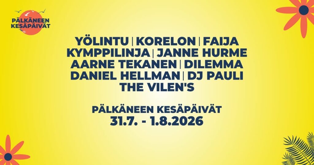 Mainoskuva Pälkäneen kesäpäivät